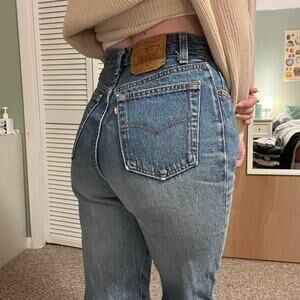 vintage levi's denim jeans waist 26